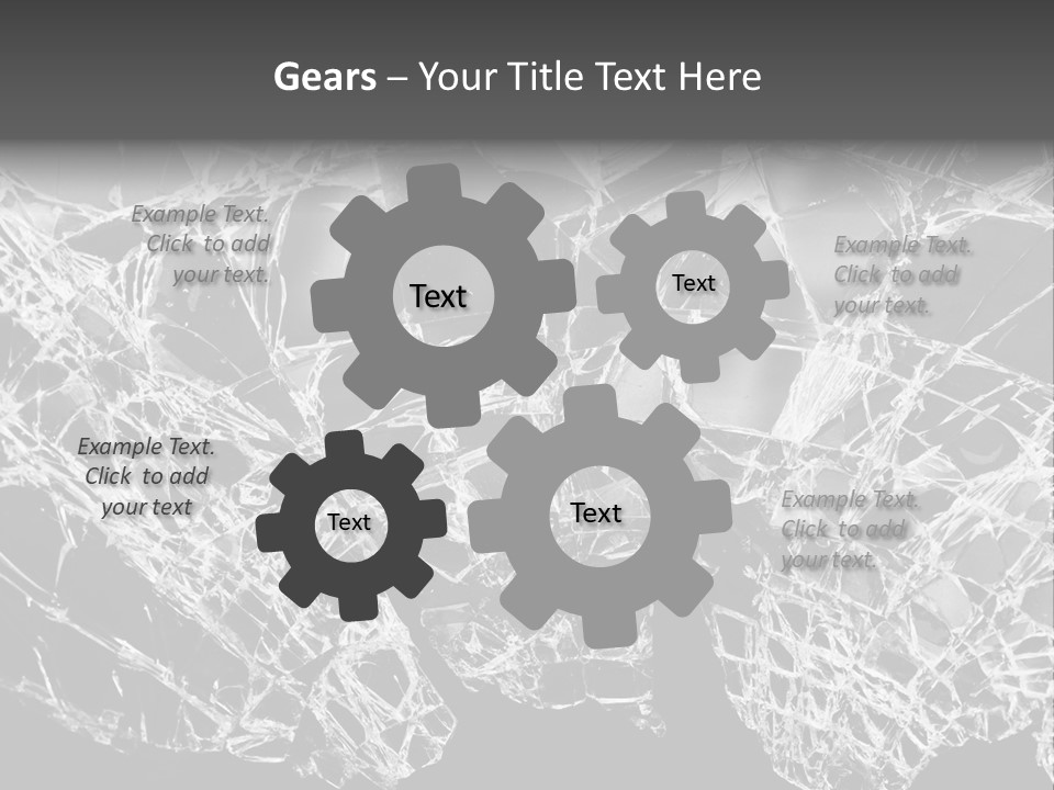 Reflection Vandalism Demolished PowerPoint Template