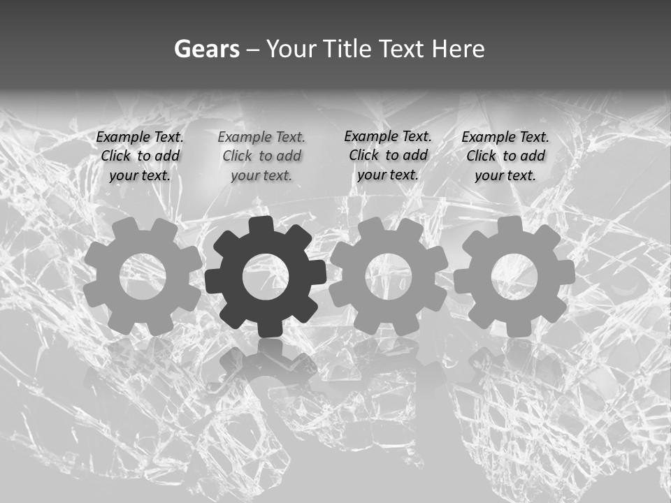 Reflection Vandalism Demolished PowerPoint Template