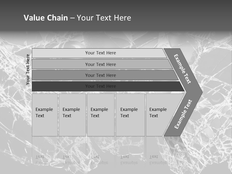 Reflection Vandalism Demolished PowerPoint Template