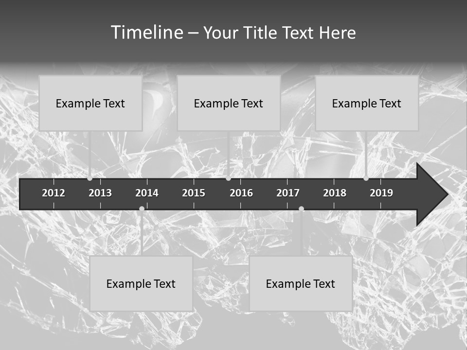 Reflection Vandalism Demolished PowerPoint Template