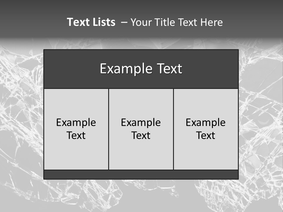 Reflection Vandalism Demolished PowerPoint Template