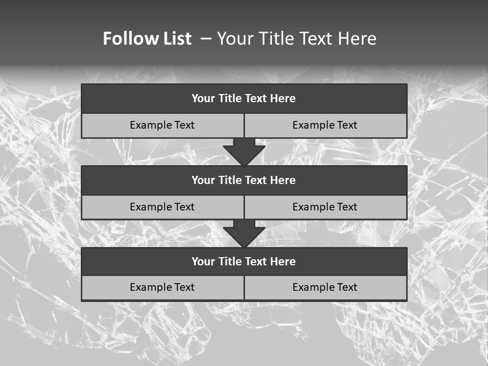 Reflection Vandalism Demolished PowerPoint Template
