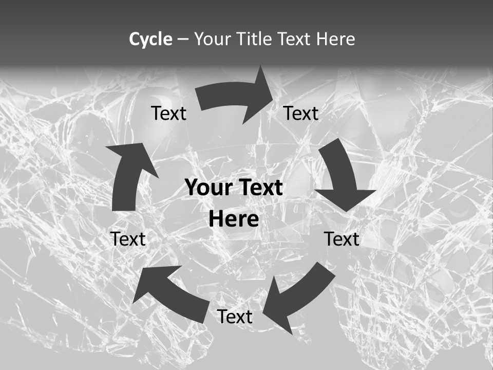 Reflection Vandalism Demolished PowerPoint Template