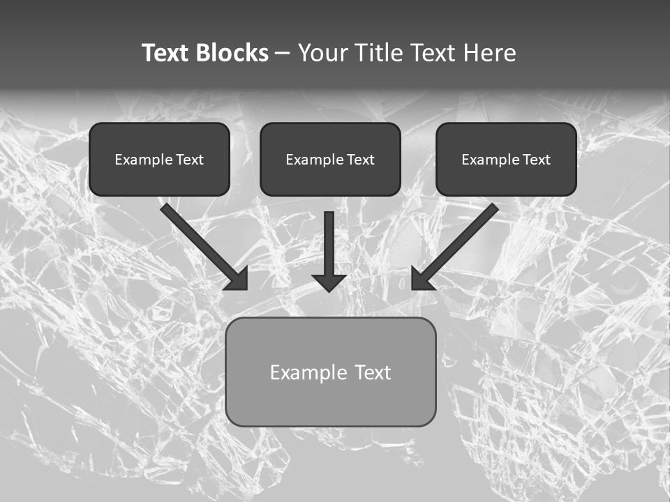 Reflection Vandalism Demolished PowerPoint Template