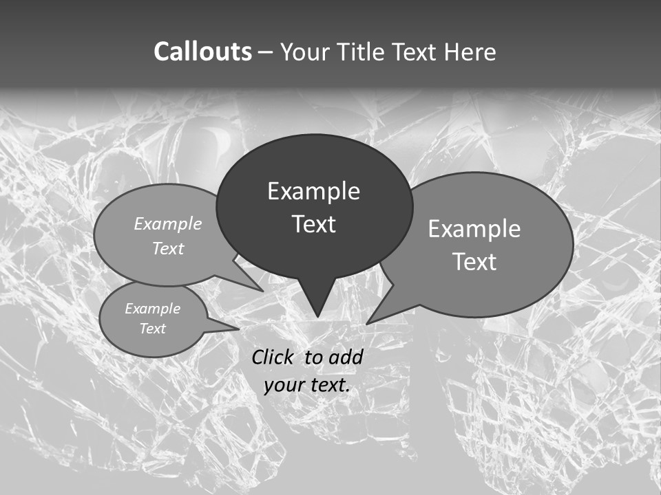 Reflection Vandalism Demolished PowerPoint Template
