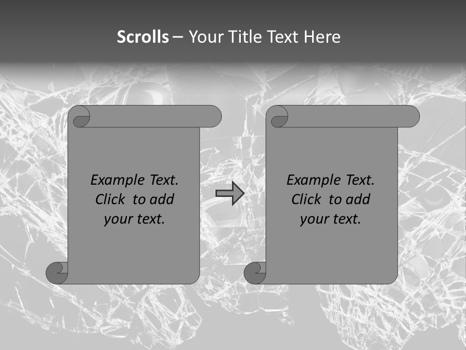 Reflection Vandalism Demolished PowerPoint Template