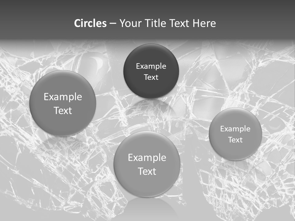 Reflection Vandalism Demolished PowerPoint Template