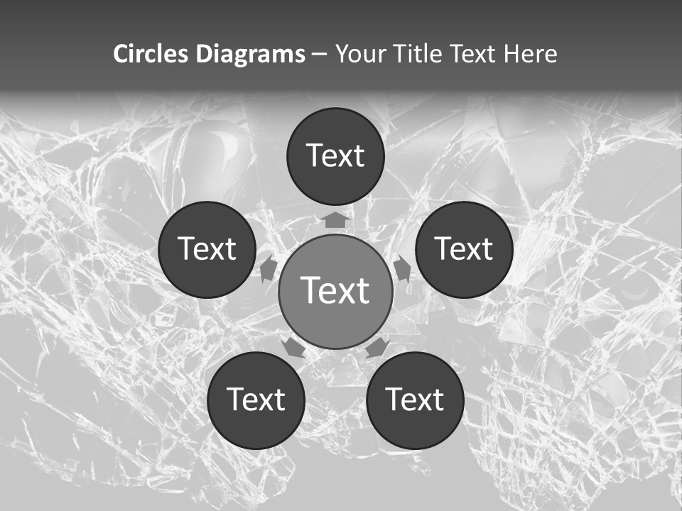 Reflection Vandalism Demolished PowerPoint Template