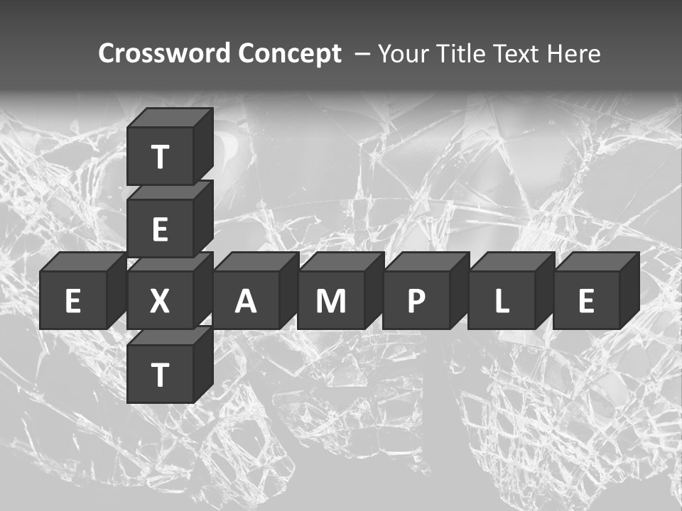 Reflection Vandalism Demolished PowerPoint Template