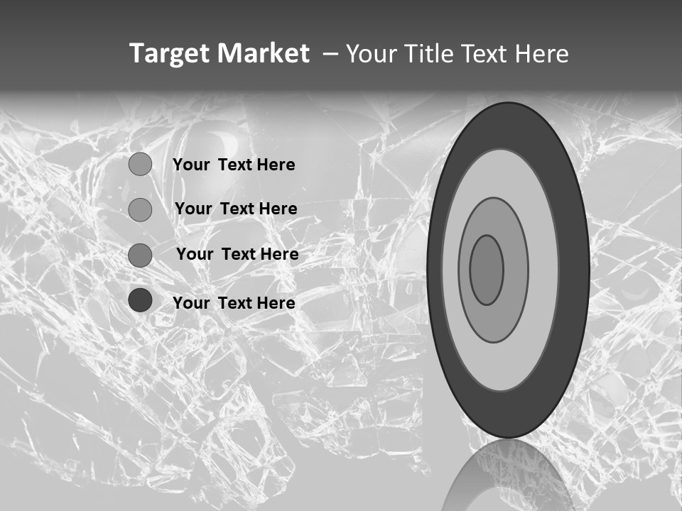 Reflection Vandalism Demolished PowerPoint Template