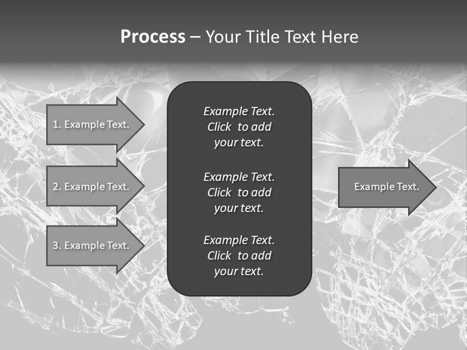 Reflection Vandalism Demolished PowerPoint Template