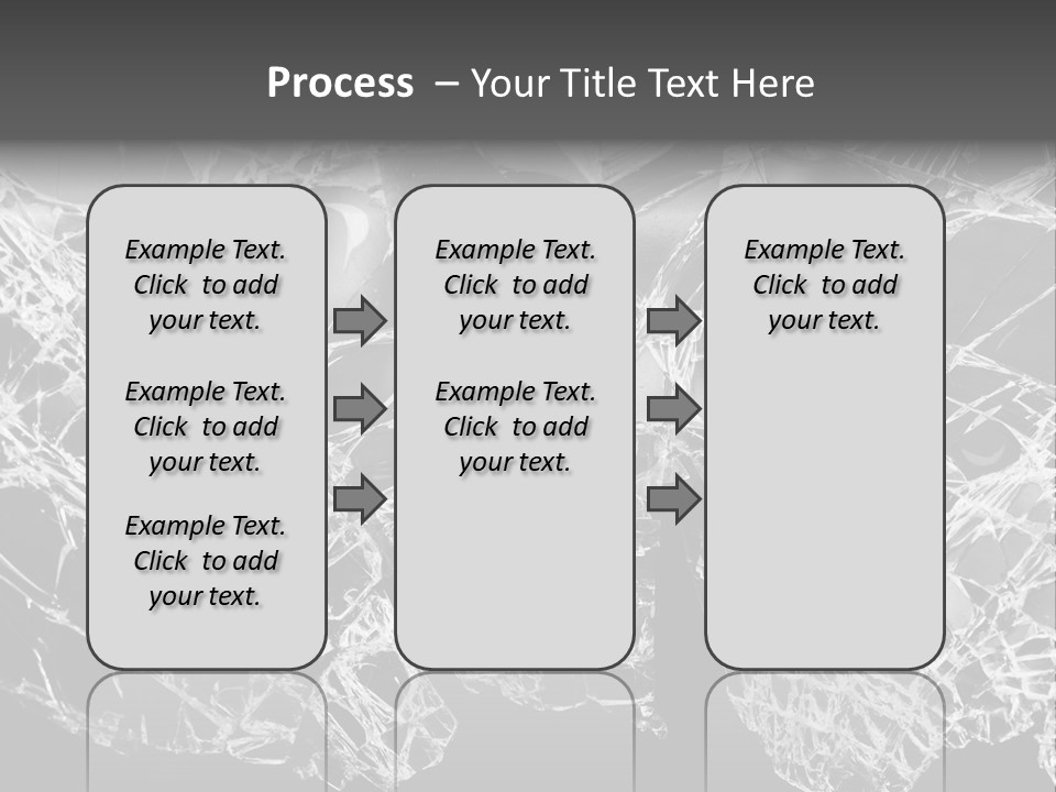 Reflection Vandalism Demolished PowerPoint Template