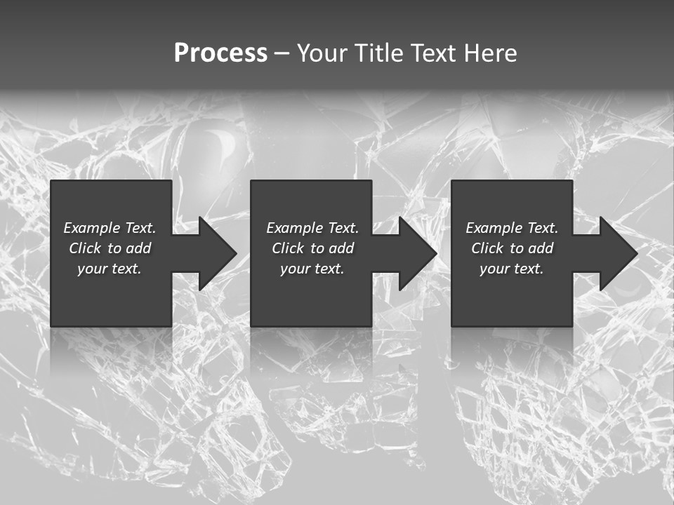 Reflection Vandalism Demolished PowerPoint Template