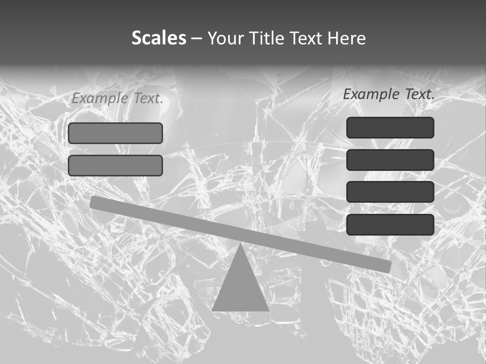 Reflection Vandalism Demolished PowerPoint Template