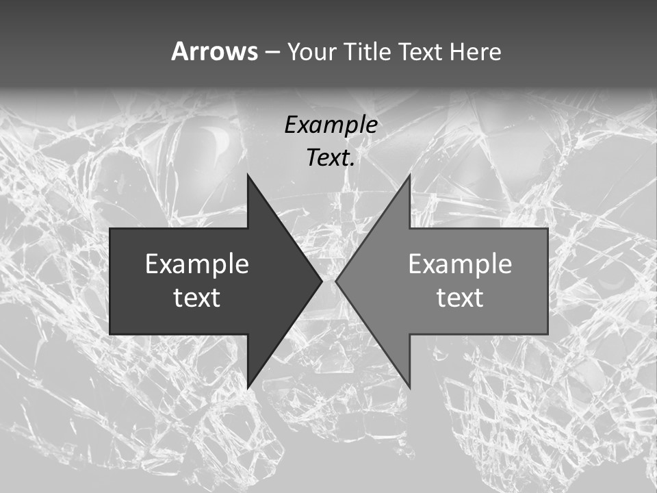 Reflection Vandalism Demolished PowerPoint Template