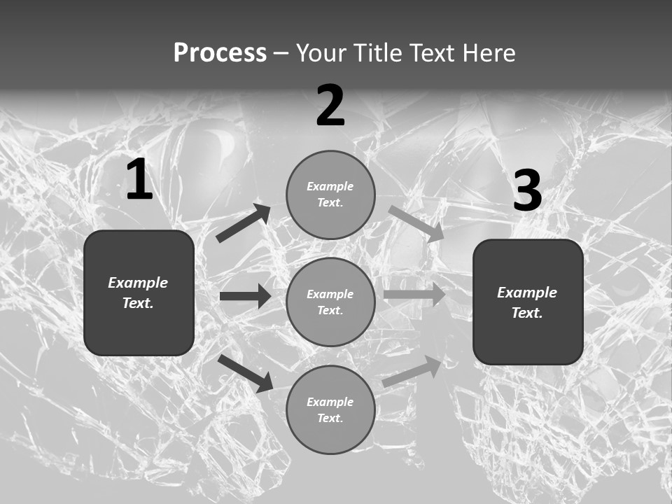 Reflection Vandalism Demolished PowerPoint Template