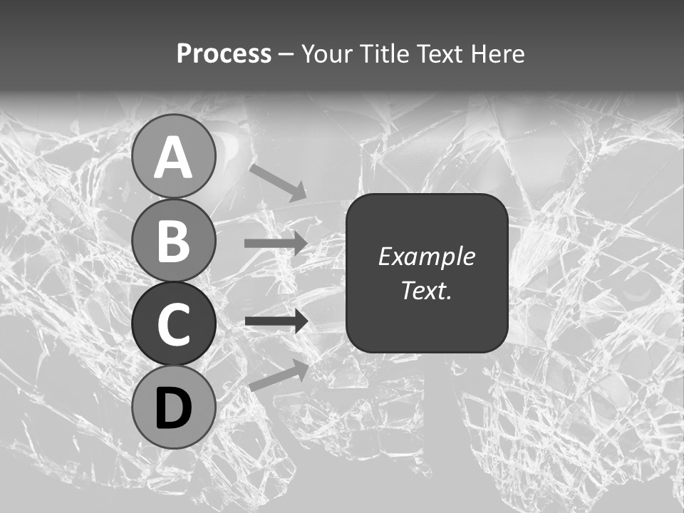 Reflection Vandalism Demolished PowerPoint Template