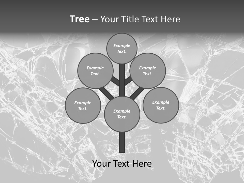 Reflection Vandalism Demolished PowerPoint Template