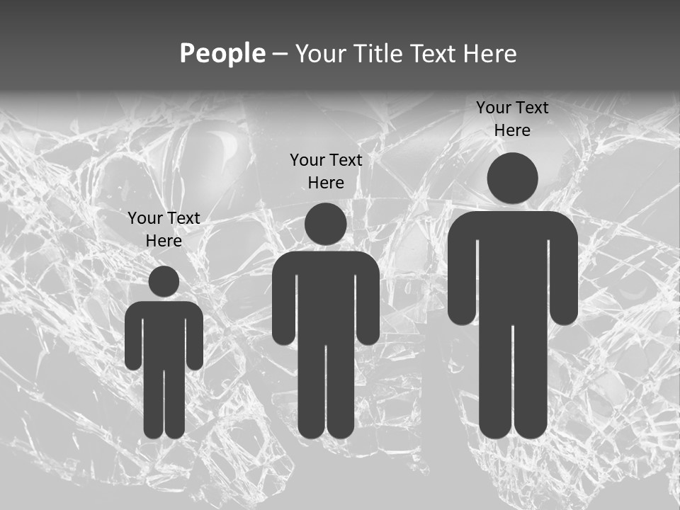 Reflection Vandalism Demolished PowerPoint Template