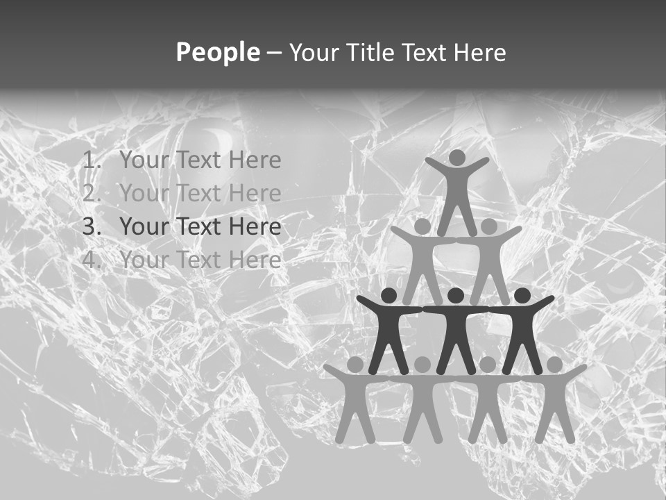 Reflection Vandalism Demolished PowerPoint Template