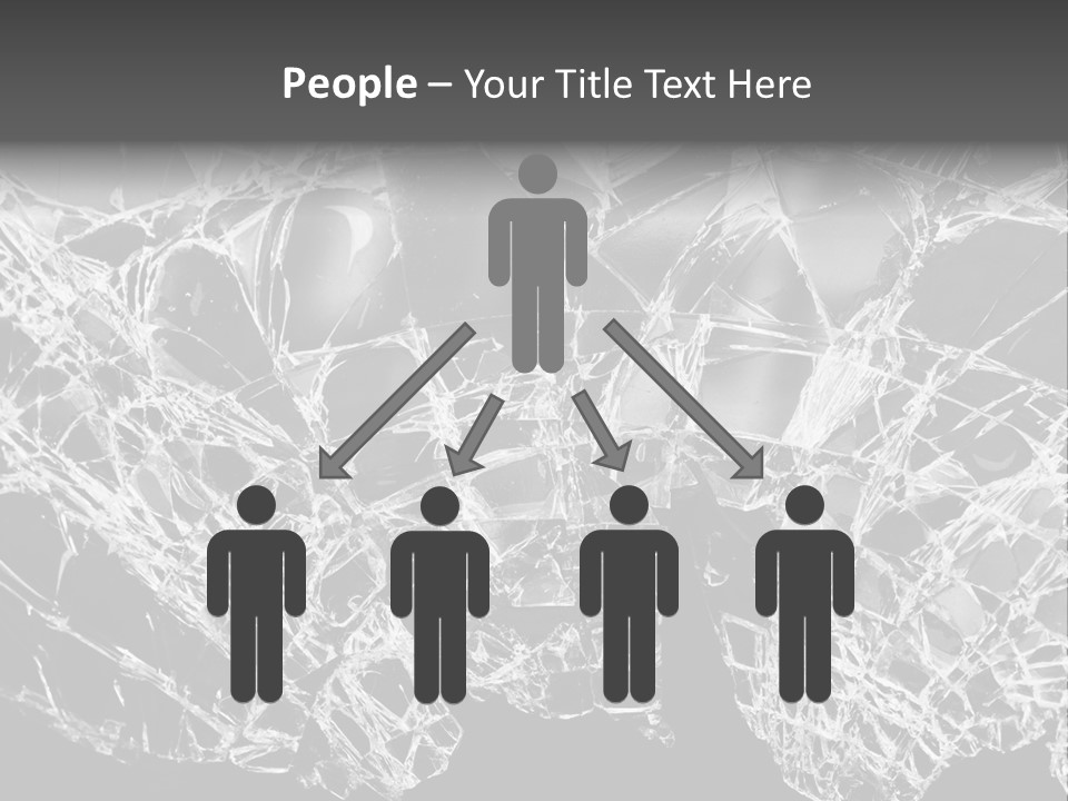 Reflection Vandalism Demolished PowerPoint Template