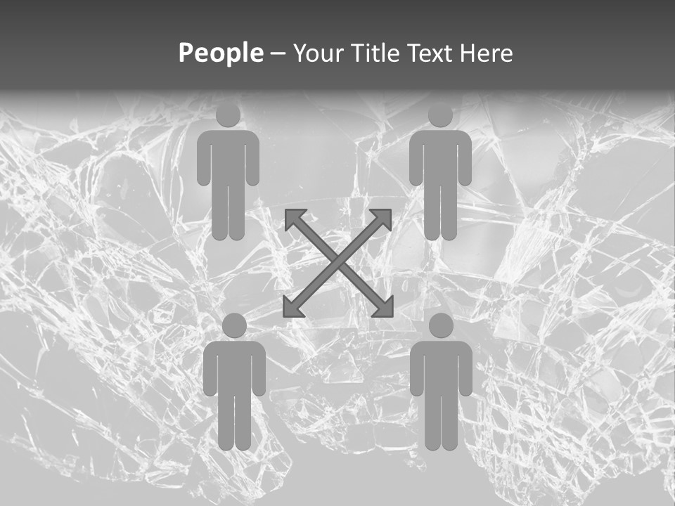 Reflection Vandalism Demolished PowerPoint Template