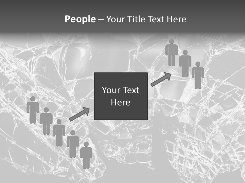 Reflection Vandalism Demolished PowerPoint Template