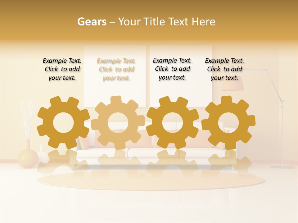 Horizontal Contemporary Minimalist PowerPoint Template