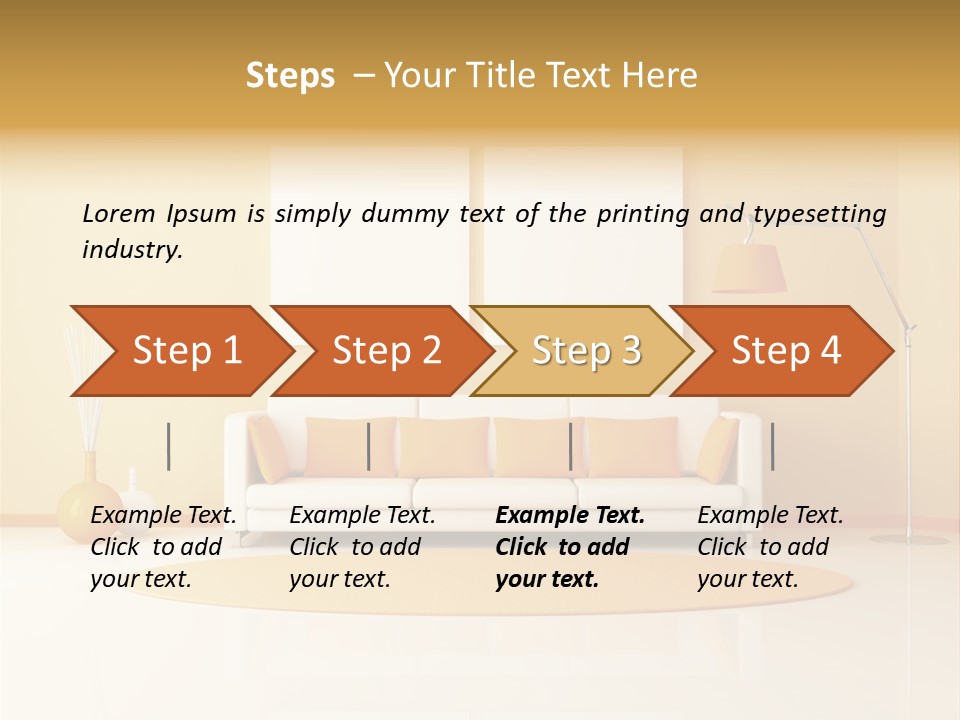 Horizontal Contemporary Minimalist PowerPoint Template