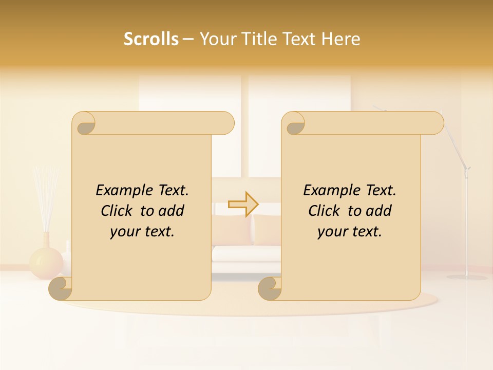 Horizontal Contemporary Minimalist PowerPoint Template