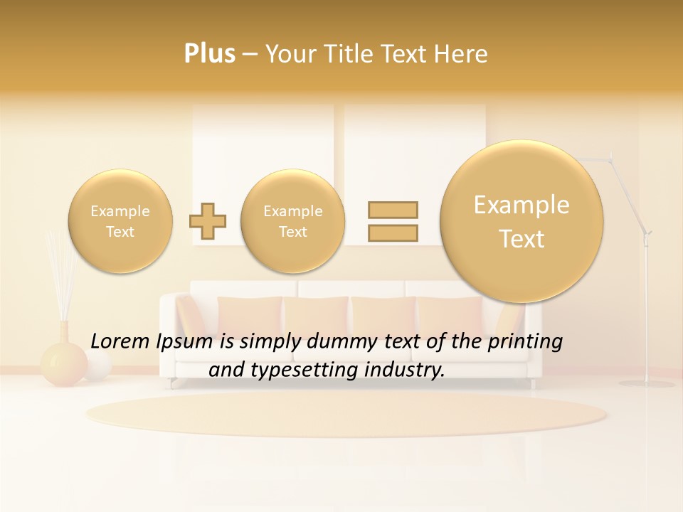Horizontal Contemporary Minimalist PowerPoint Template