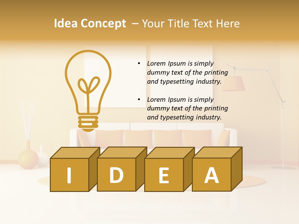 Horizontal Contemporary Minimalist PowerPoint Template