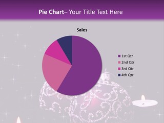 Card Violet White PowerPoint Template