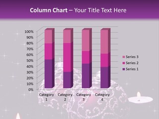 Card Violet White PowerPoint Template