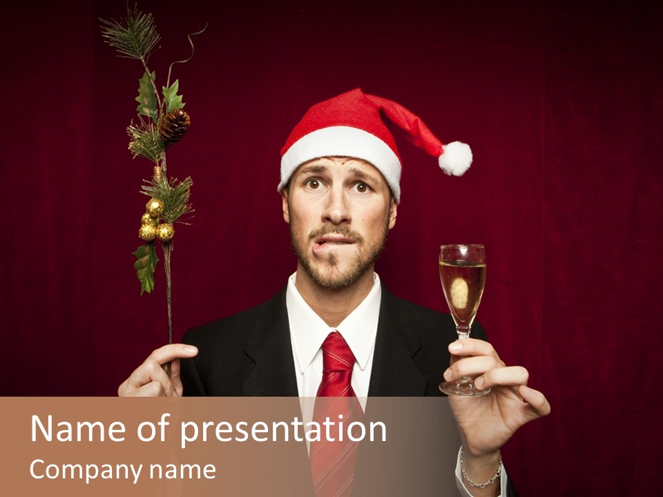 Male Young Guy PowerPoint Template