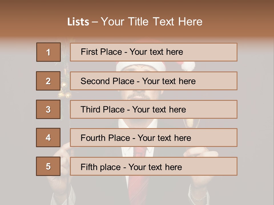 Male Young Guy PowerPoint Template