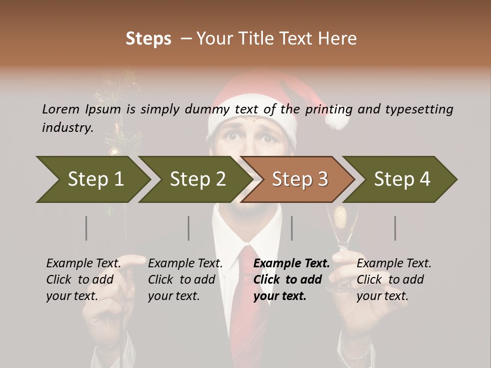 Male Young Guy PowerPoint Template