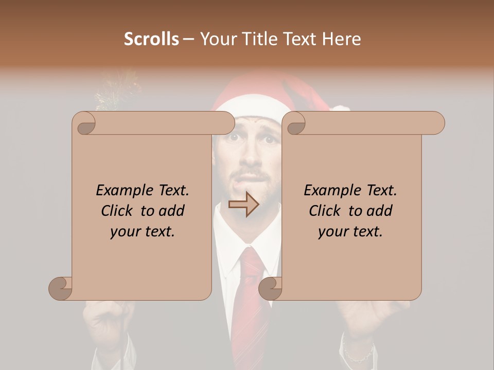 Male Young Guy PowerPoint Template