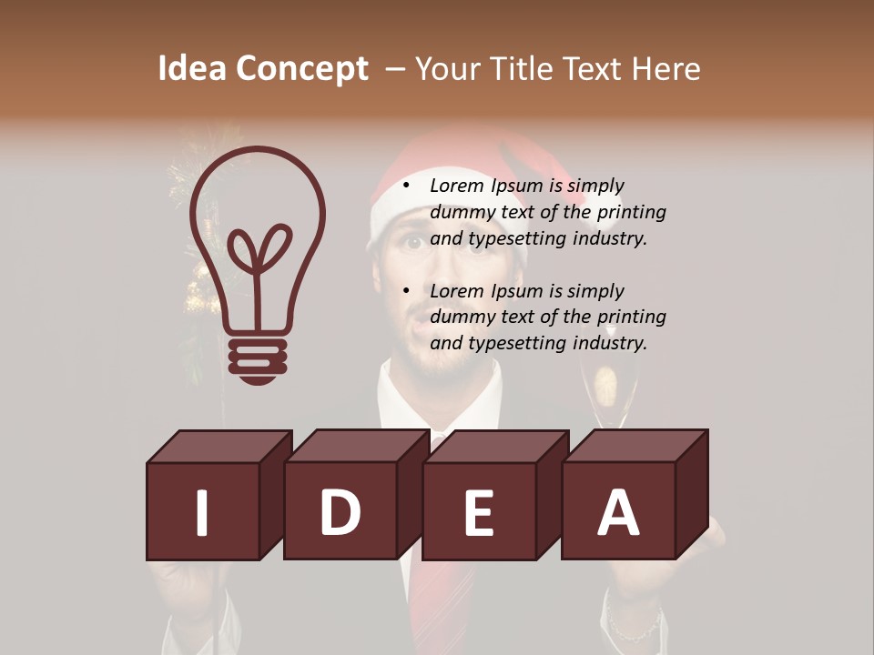 Male Young Guy PowerPoint Template