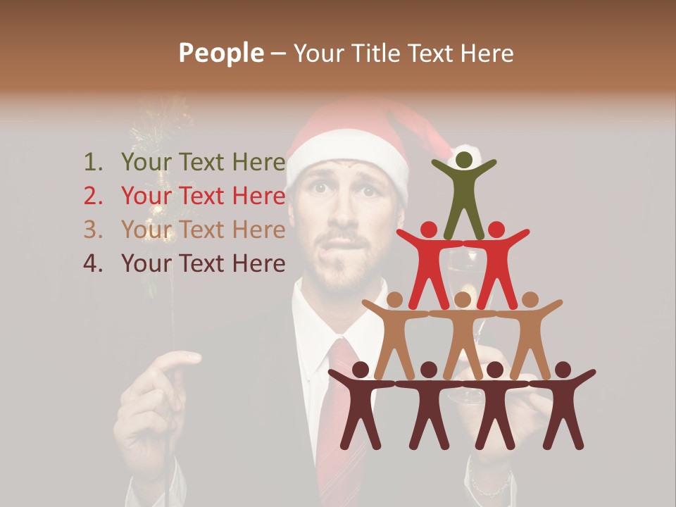 Male Young Guy PowerPoint Template