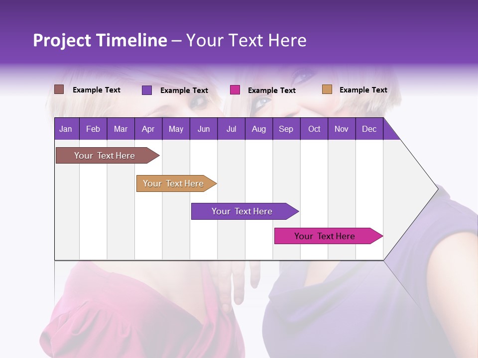 Person Casual Fashion PowerPoint Template
