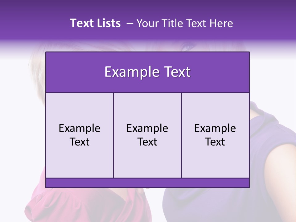 Person Casual Fashion PowerPoint Template