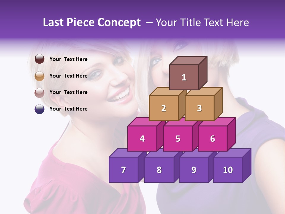 Person Casual Fashion PowerPoint Template