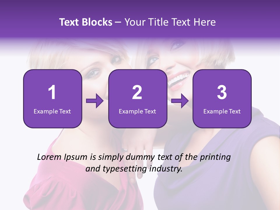 Person Casual Fashion PowerPoint Template