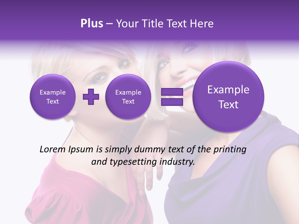 Person Casual Fashion PowerPoint Template