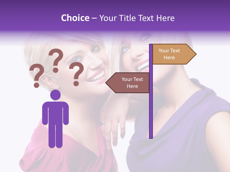 Person Casual Fashion PowerPoint Template