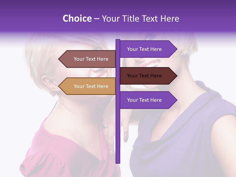 Person Casual Fashion PowerPoint Template