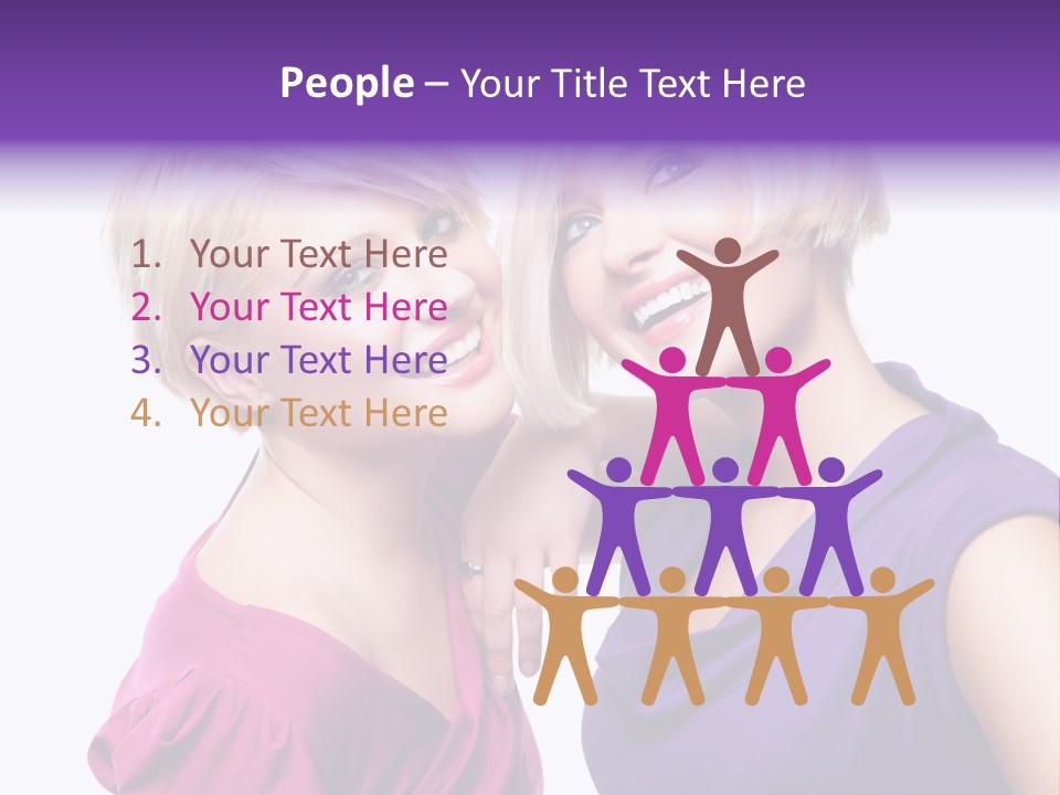 Person Casual Fashion PowerPoint Template