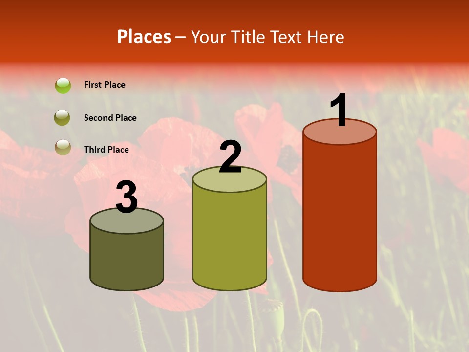 Lit Outdoors Corn PowerPoint Template