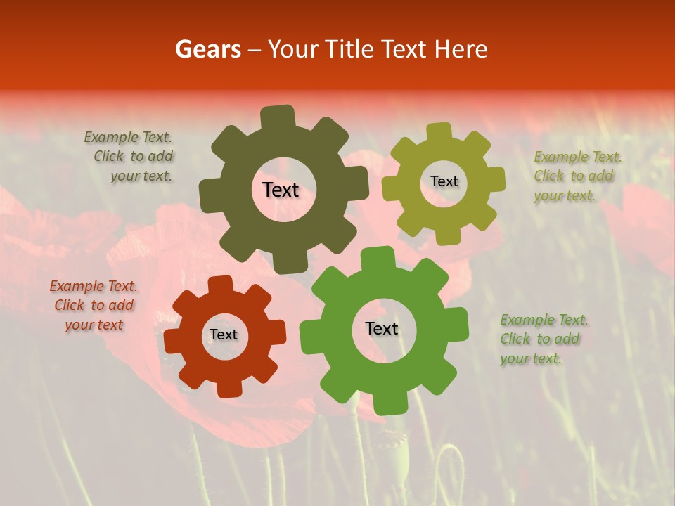 Lit Outdoors Corn PowerPoint Template